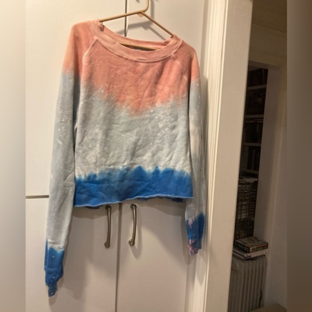 Wildfox Sweatshirt Tie Dyed Long Sleeve - XL